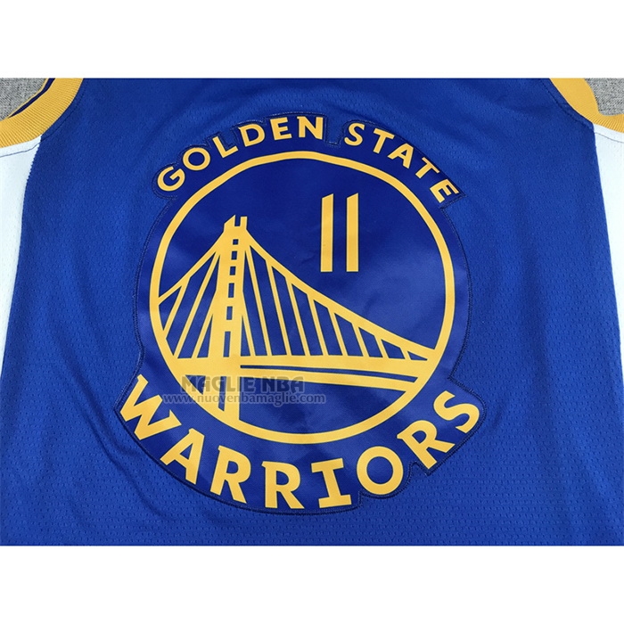 Maglia
 Klay Thompson NO 11 Golden State Warriors Icon 2022-23 Blu
